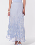 Lisa Skirt (Light Blue Flower) - Skirt - Yakira Bella