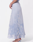 Lisa Skirt (Light Blue Flower) - Skirt - Yakira Bella