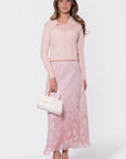 Lisa Skirt (Light Pink Flower) - Skirt - Yakira Bella