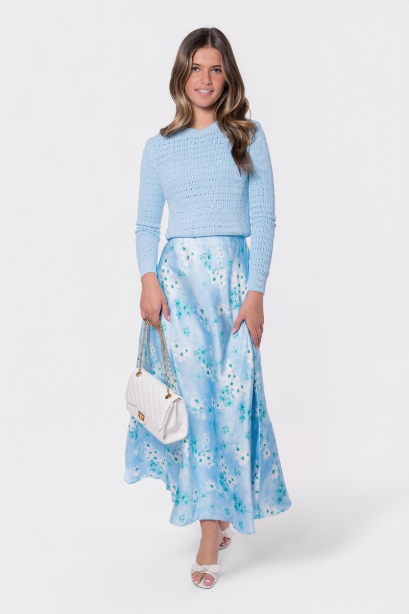 Lisa Skirt (Mint Flower) – Yakira Bella