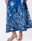 Lisa Skirt (Navy/Mint) - Skirt - Yakira Bella