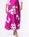 Lisa Skirt (Pink Flower) - Skirt - Yakira Bella