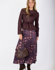 Lisa Skirt (Plum Ground) - Skirt - Yakira Bella