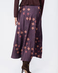 Lisa Skirt (Plum Ground) - Skirt - Yakira Bella