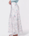 Lisa Skirt (White Flower) - Skirt - Yakira Bella