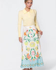 Lisa Skirt (White Pattern) - Skirt - Yakira Bella