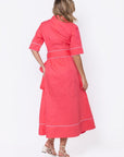 Logan Dress (Coral Pink) - Dress - Yakira Bella