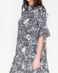 LOLA DRESS (BLACK FLOWER) - Dress - Yakira Bella