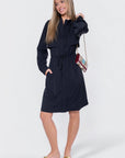 Loni Dress 39" (Black) - Dress - Yakira Bella