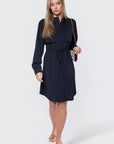 Loni Dress 39" (Black) - Dress - Yakira Bella