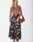 Lucia Skirt (Black Ground) - Skirt - Yakira Bella