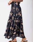 Lucia Skirt (Black Ground) - Skirt - Yakira Bella