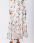 Lucia Skirt (White Ground) - Skirt - Yakira Bella