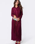Maggie Dress (Burgundy) - Dress - Yakira Bella