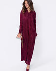 Maggie Dress (Burgundy) - Dress - Yakira Bella