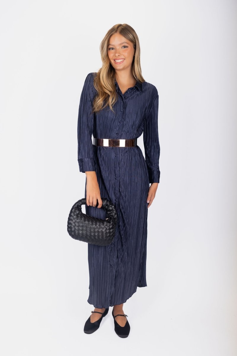 Maggie Dress (Deep Navy) – Yakira Bella