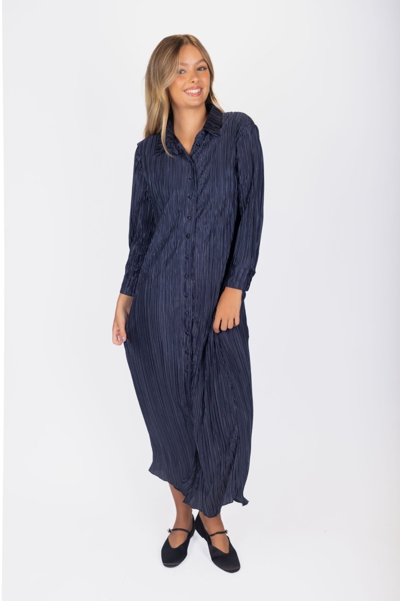 Maggie Dress (Deep Navy) – Yakira Bella