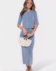 Maisy Skirt (Blue) - Skirt - Yakira Bella
