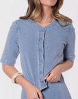 Maisy Top (Blue) - Top - Yakira Bella