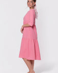 Mali Dress 42" (Pink) - Dress - Yakira Bella