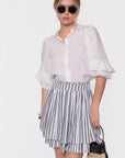 Maria Skirt (White/Black) - Skirt - Yakira Bella