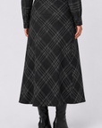 Marianne Skirt (Black Plaid) - Skirt - Yakira Bella