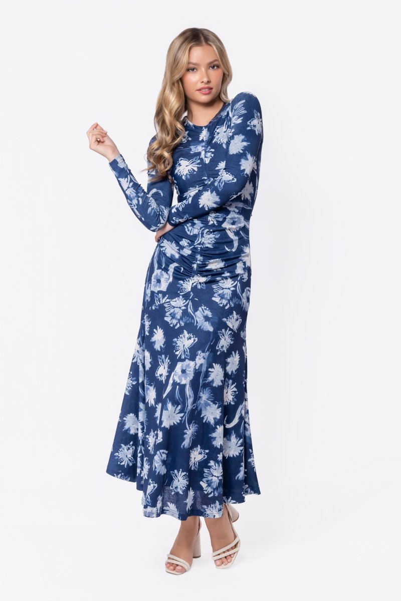 Mariella Dress (Blue Flower), XS Mariella Dress (Blue Flower), XS