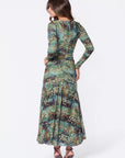 Mariella Dress (Brown Green) - Dress - Yakira Bella