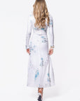 Mariella Dress (White/Green) - Dress - Yakira Bella