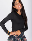 Marina Top (Black) - Top - Yakira Bella