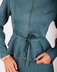 Maris Jacket (Dark Green) - Top - Yakira Bella