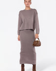 Medina Skirt (Brown) - Skirt - Yakira Bella