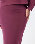 Medina Skirt (Burgundy) - Skirt - Yakira Bella