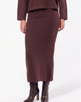 Medina Skirt (Dark Brown) - Skirt - Yakira Bella