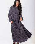 Meliora Dress (Blue Grey) - Dress - Yakira Bella