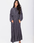 Meliora Dress (Blue Grey) - Dress - Yakira Bella