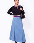 Mika Skirt (Blue) - Skirt - Yakira Bella