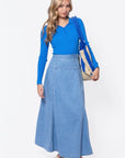 Mika Skirt (Blue) - Skirt - Yakira Bella
