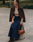Mika Skirt (Navy) - Skirt - Yakira Bella