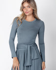 Mila Set (Slate Blue) - Top - Yakira Bella