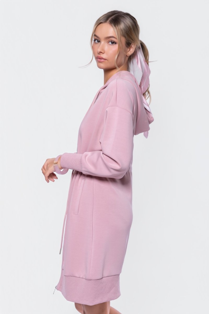 mina pink dress Mina Strapless Bow Bodycon Mini Dress American Threads Trendy Boutique Pink / S