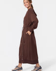 Mina Dress 50" (Dark Brown) - Dress - Yakira Bella