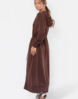 Mina Dress 50" (Dark Brown) - Dress - Yakira Bella
