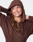 Mina Dress 50" (Dark Brown) - Dress - Yakira Bella