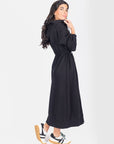 MINA DRESS (BLACK) - Dress - Yakira Bella