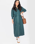 MINA DRESS (DARK GREEN) - Dress - Yakira Bella