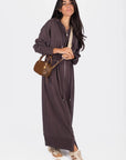 Mina Dress (Dark Plum) - Dress - Yakira Bella