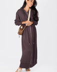 Mina Dress (Dark Plum) - Dress - Yakira Bella