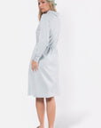 Mina Half Zip Dress 42" (Mint) - Dress - Yakira Bella