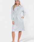 Mina Half Zip Dress 42" (Mint) - Dress - Yakira Bella